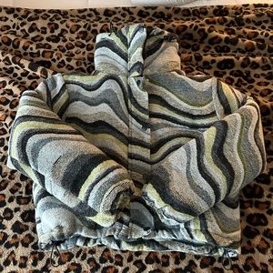 BDG Urban Outfitters Isla Wool Puffer Coat